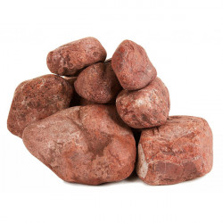 Камень для бани Яшма 10 кг обвалованная (40)